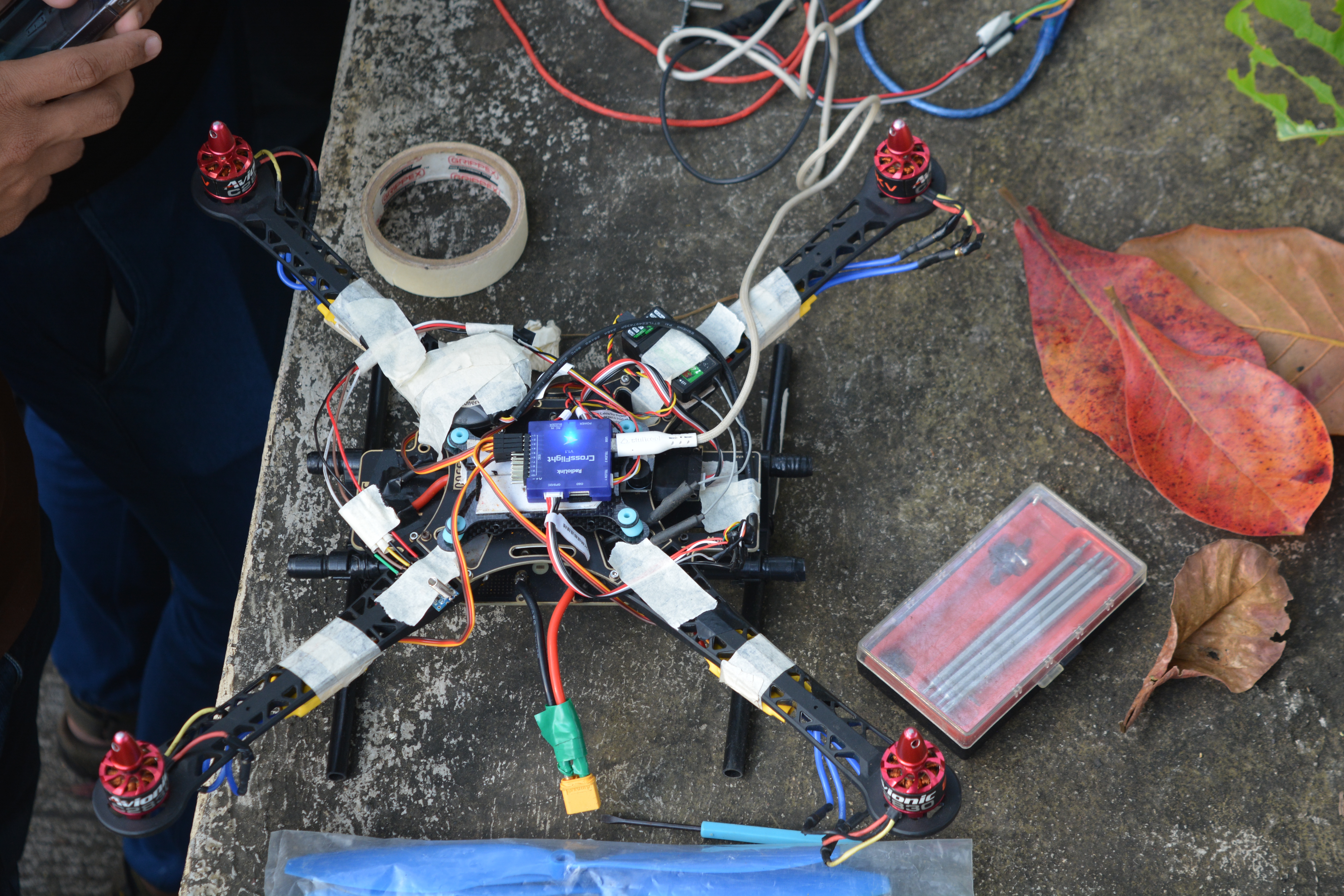 Electronic Speed Controller on a drone frame